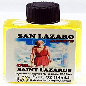 12 Pieces BRYBRADAN ST.Lazarus Oil/SAN Lazaro ACEITE 1/2 FL OZ 14.7ML