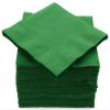 100 Pack Green Beverage Napkins, Big Party Pack, 2 Ply, Ideal for Wedding, Party, Birthday, Dinner, Lunch, Cocktails. (5 x 5) by Amcrate view 1