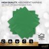 100 Pack Green Beverage Napkins, Big Party Pack, 2 Ply, Ideal for Wedding, Party, Birthday, Dinner, Lunch, Cocktails. (5 x 5) by Amcrate view 4