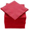 100 Pack Red Beverage Napkins, Big Party Pack, 2 Ply, Ideal for Wedding, Party, Birthday, Dinner, Lunch, Cocktails. (5 x 5) by Amcrate view 1