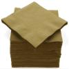 100 Pack Gold Beverage Napkins, Big Party Pack, 2 Ply, Ideal for Wedding, Party, Birthday, Dinner, Lunch, Cocktails. (5 x 5) by Amcrate view 1