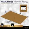 100 Pack Gold Beverage Napkins, Big Party Pack, 2 Ply, Ideal for Wedding, Party, Birthday, Dinner, Lunch, Cocktails. (5 x 5) by Amcrate view 3