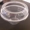 100sets 16oz. Plastic Ultra Clear Cups with BIG hole DOME lids is for cold drinks like iced coffee, Bubble Tea, Frozen Cocktails, water, Sosa and jucies view 1
