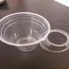 100sets 16oz. Plastic Ultra Clear Cups with BIG hole DOME lids is for cold drinks like iced coffee, Bubble Tea, Frozen Cocktails, water, Sosa and jucies view 2