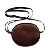 1pc Brown Silk Single Eye Patch Mask Amblyopia Corrected Visual Recovery Lazy Eyes Patches Care Blindfold Cover For Masks Strabismus (Adult Size) view 1