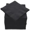 100 Pack Black Beverage Napkins, Big Party Pack, 2 Ply, Ideal for Wedding, Party, Birthday, Dinner, Lunch, Cocktails. (5 x 5) by Amcrate view 1