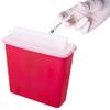 Sharps Container 5 Quart with Mailbox Style Lid - Large - Puncture Resistant for Safe Needle Disposal - for Home, Travel and Medical use (3 Pack) view 4
