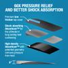 Heel Cups Alternative for Plantar Fasciitis by Heel Defender, Achilles Tendonitis Relief, Comfortable Shoe Inserts for Women & Children Designed by Leading Podiatrist to Relieve Foot Pain, Large view 4