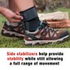 ACE Deluxe Ankle Stabilizer, Adjustable, Black, 1/Pack view 3