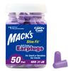 Mack's Slim Fit Soft Foam Earplugs, 50 Pair - Small Ear Plugs for Sleeping, Snoring, Traveling, Concerts, Shooting Sports & Power Tools | Made in USA view 1