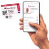 Dynotag SuperAlert Smart Medical ID with Detailed Online Profile; Wallet and Keychain Card kit with Lifetime Subscription view 2