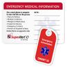 Dynotag SuperAlert Smart Medical ID with Detailed Online Profile; Wallet and Keychain Card kit with Lifetime Subscription view 3