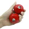 1.85'' Chinese Yin Yang Baoding Balls Healthy Massage Handballs Exercise Stress Balls with Chimes Collection BS144 (L, red) view 3