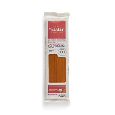DeLallo Whole Wheat Capellini #1, 16-Ounce (Pack of 16)