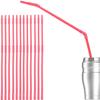 Made in USA Extra Long Reusable Drinking Straws 22 Inches long Ideal for Limited Mobility Situations Dishwasher Safe FDA Grade BPA-Free Material 12 Pieces view 1