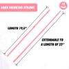 Made in USA Extra Long Reusable Drinking Straws 22 Inches long Ideal for Limited Mobility Situations Dishwasher Safe FDA Grade BPA-Free Material 12 Pieces view 3
