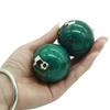 1.85'' Cloisonne Health Hand Balls Carved Panda Pattern Exercise Stress Balls Craft Collection BS158 (L, Green) view 3