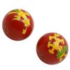 1.85'' Cloisonne Health Hand Balls Carved Dragon and Phoenix Pattern Exercise Stress Balls Craft Collection BS151(L, red) view 1