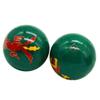 1.5'' Chinese Baoding Balls Healthy Massage Handballs Exercise Stress Balls with Chimes Carved Dragon & Phoenix Pattern Collection BS149 (S, Green) view 1