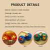 1.5'' Chinese Baoding Balls Healthy Massage Handballs Exercise Stress Balls with Chimes Carved Dragon & Phoenix Pattern Collection BS149 (S, Green) view 4