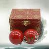1.85'' Chinese Baoding Balls Healthy Massage Handballs Exercise Stress Balls with Chimes Collection Panda Design BS157 (L, red) view 4