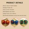 1.5'' Chinese Baoding Health Balls Exercise Stress Balls Craft Collection(Ancient Chinese Characters) BS159 (S, Blue) view 4