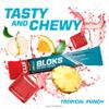 CLIF BLOKS - Tropical Punch Flavor with Caffeine - Energy Chews - Non-GMO - Plant Based - Fast Fuel for Cycling and Running - Quick Carbohydrates and Electrolytes - 2.12 oz. (18 Count) view 3