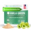 Amla Powder & Green Tea Superfood Supplement, 20x Ultra Concentrated Amla, Antioxidant Support, Made with Oolong Tea and Indian Gooseberries, Organic, Vegan, Classic Flavor, 30 Servings view 1