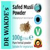 DR WAKDE'S Safed Musli Powder (Chlorophytum borivilianum) - 100g (3.5oz) | Pure, Raw & Dried Powder | Natural Aroma and Freshness | Fine Powder | Vegan | Premium Grade | Nothing Added, Nothing Removed view 3