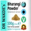 DR WAKDE's Bharangi Powder (Clerodendrum serratum) - 100g view 3
