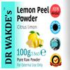 DR WAKDE'S Lemon Peel Powder - 100g (3.5oz) | Pure, Raw & Dried Powder | Natural Aroma and Freshness | Fine Powder | Vegan | Premium Grade | Nothing Added, Nothing Removed view 3