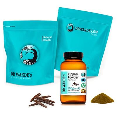 DR WAKDE's Black Pepper Powder (Piper nigrum) - 500g (1.1lb) | Pure, Raw & Dried Powder | Ayurvedic Herb | Vegan |
