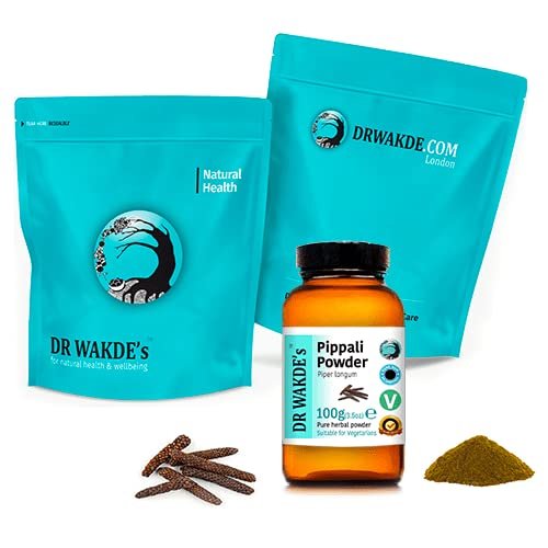 DR WAKDE's Black Pepper Powder (Piper nigrum) - 500g (1.1lb) | Pure, Raw & Dried Powder | Ayurvedic Herb | Vegan |