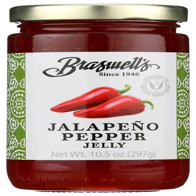 Braswell Hot Jalapeno Pepper Jelly (Pack of 4)