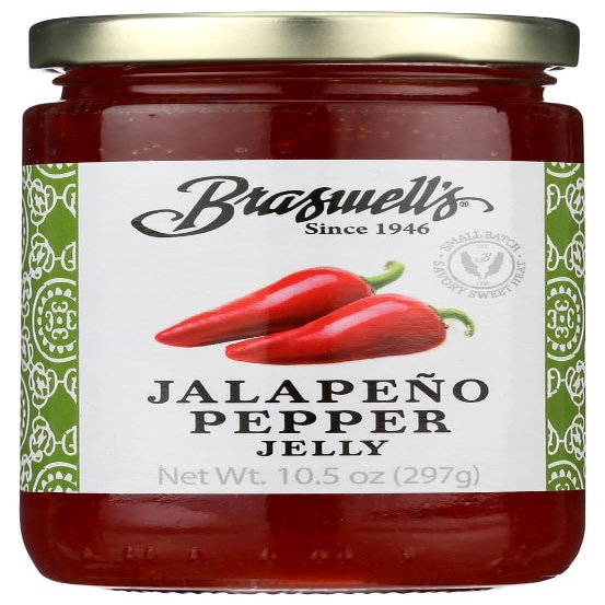 Braswell Hot Jalapeno Pepper Jelly (Pack of 4)
