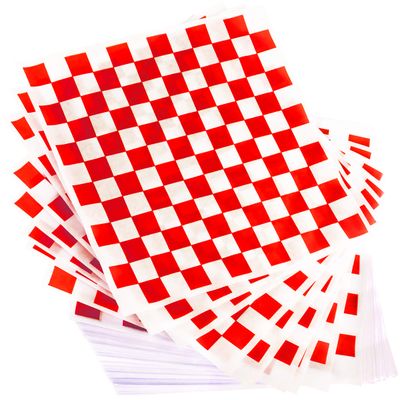Avant Grub Deli Paper 300 Sheets. Turn Your Backyard Cookout Party into a Classic Drive-In with Red & White Checkered Food Wrapping Papers. Grease-Resistant 12x12 Sandwich Wrap Prevents Food Stains!
