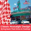 Avant Grub Deli Paper 300 Sheets. Turn Your Backyard Cookout Party into a Classic Drive-In with Red & White Checkered Food Wrapping Papers. Grease-Resistant 12x12 Sandwich Wrap Prevents Food Stains! view 3
