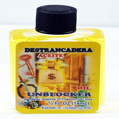 12 Pieces BRYBRADAN UNBLOCKER Oil/DESTRANCADERA ACEITE 1/2 FL OZ 14.7ML