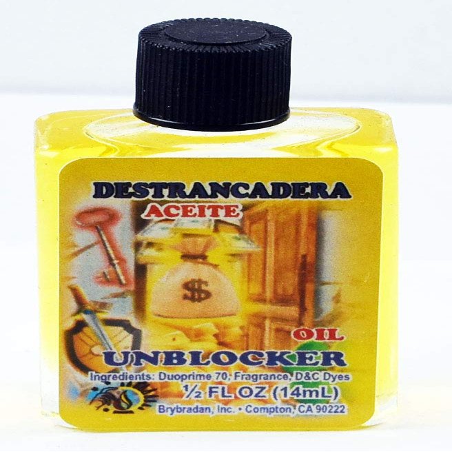 12 Pieces BRYBRADAN UNBLOCKER Oil/DESTRANCADERA ACEITE 1/2 FL OZ 14.7ML