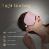 ZIMASILK 100% Mulberry Silk Sleep Mask with Adjustable Strap, Super-Smooth Soft Natural Silk Eye Mask for Sleep, Multiple Color Options (Pink) view 2