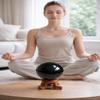 Mina Heal Black Obsidian Crystal Ball for Meditation, Feng Shui, Crystal Healing, and Scrying  Authentic Natural Obsidian Sphere for Energy Work view 4