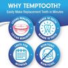 Temptooth #1 Seller Trusted Patented Temporary Tooth Replacement Product view 2