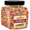 Chefs Select Decorative Rainbow Sprinkles Jimmies 14oz | Value Size | Gluten Free Certified view 3