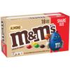 M&M'S Almond Chocolate Candy, Share Size 2.83 oz Bags, Pack of 18, Bulk Chocolate Candy Individually Wrapped view 1