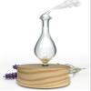 ArOmis Premium Glass Essential Oils Nebulizer - Waterless Diffuser for Aromatherapy - Handmade Oil Diffuser, Wooden Base, No Plastic, No Heat, No Battery, No LEDs - Solum Lux Merus view 1