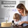 ArOmis Premium Glass Essential Oils Nebulizer - Waterless Diffuser for Aromatherapy - Handmade Oil Diffuser, Wooden Base, No Plastic, No Heat, No Battery, No LEDs - Solum Lux Merus view 3