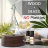 ArOmis Premium Glass Essential Oils Nebulizer - Waterless Diffuser for Aromatherapy - Handmade Oil Diffuser, Wooden Base, No Plastic, No Heat, No Battery, No LEDs - Solum Nox Merus view 2