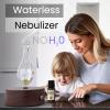 ArOmis Premium Glass Essential Oils Nebulizer - Waterless Diffuser for Aromatherapy - Handmade Oil Diffuser, Wooden Base, No Plastic, No Heat, No Battery, No LEDs - Solum Nox Merus view 3