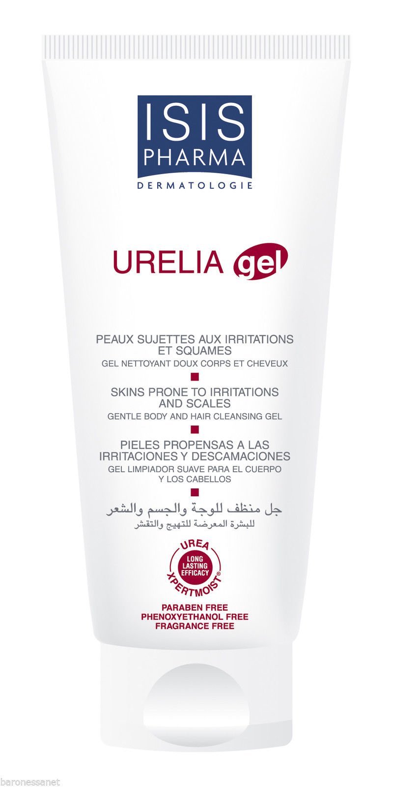 Isis pharma urelia gel body & hair cleansing prone to irritations & scales Gift Skin Beauty Gift