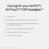 Resmed AirFit/AirTouch F20 Headgear - Replacement CPAP Headgear - Frame System & Full Face Cushion Not Included - Premium CPAP Accessories - Large, Blue view 4